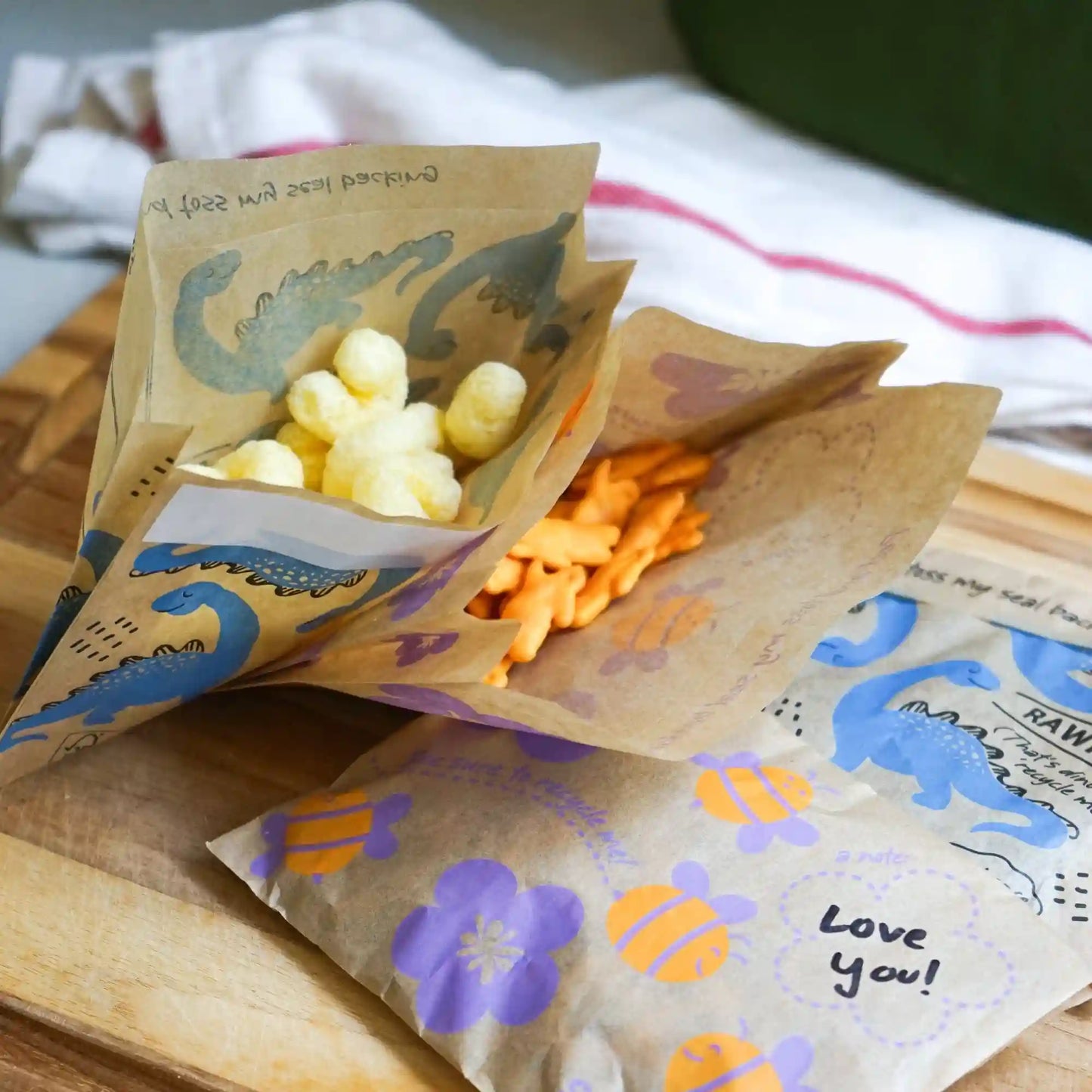 Recyclable Paper Bags 8-Pack 400ct