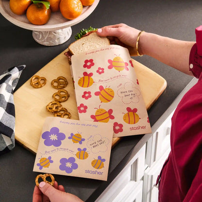 Recyclable Paper Bags 2-Pack 100ct