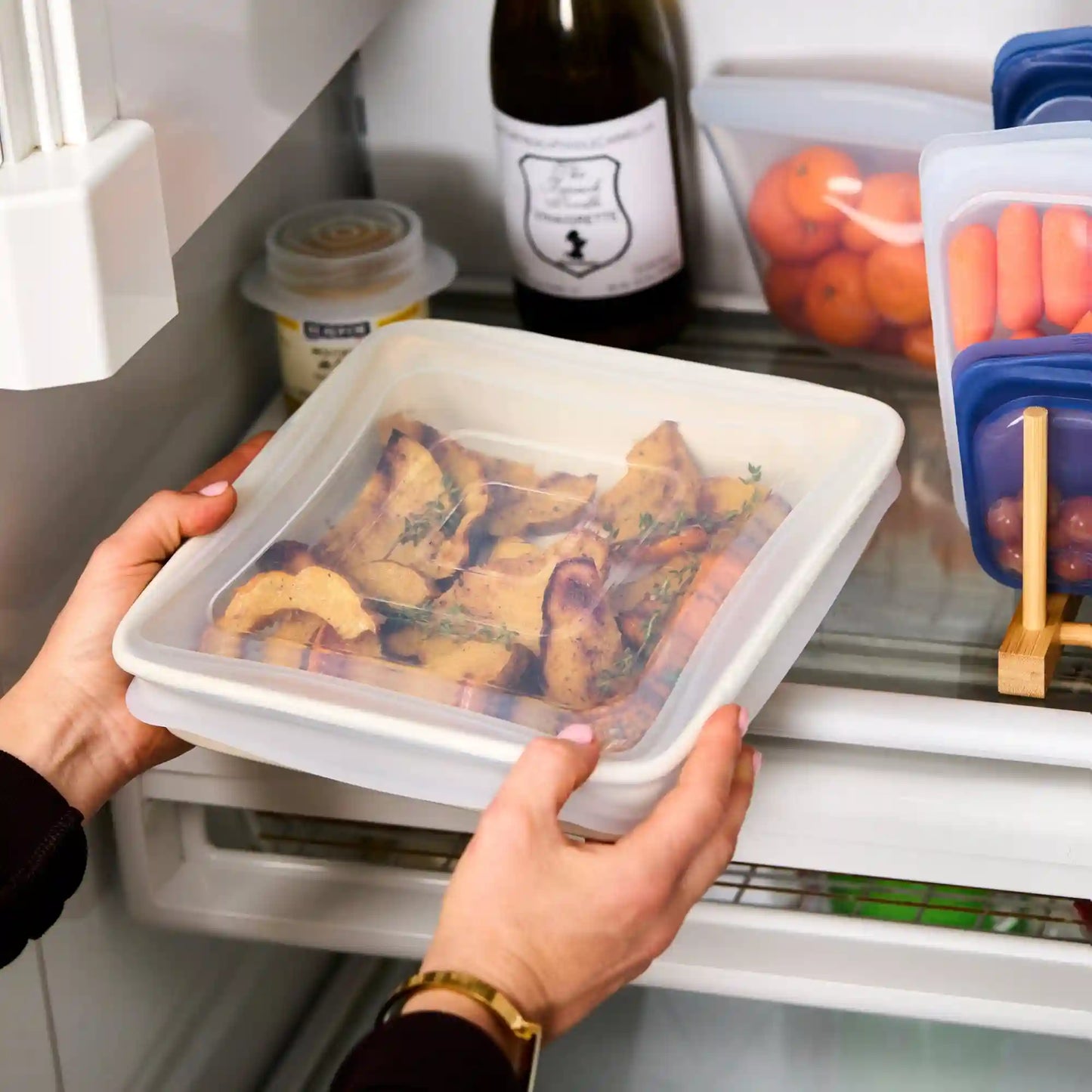 Rectangle Stretch Lids 2-Pack