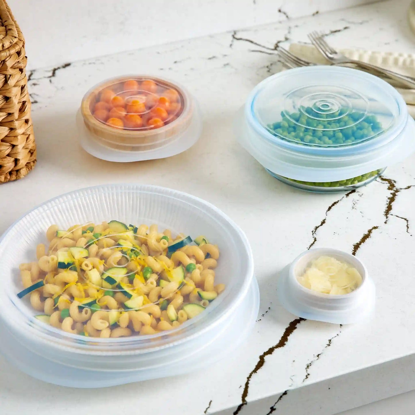 Circle Stretch Lids 4-Pack