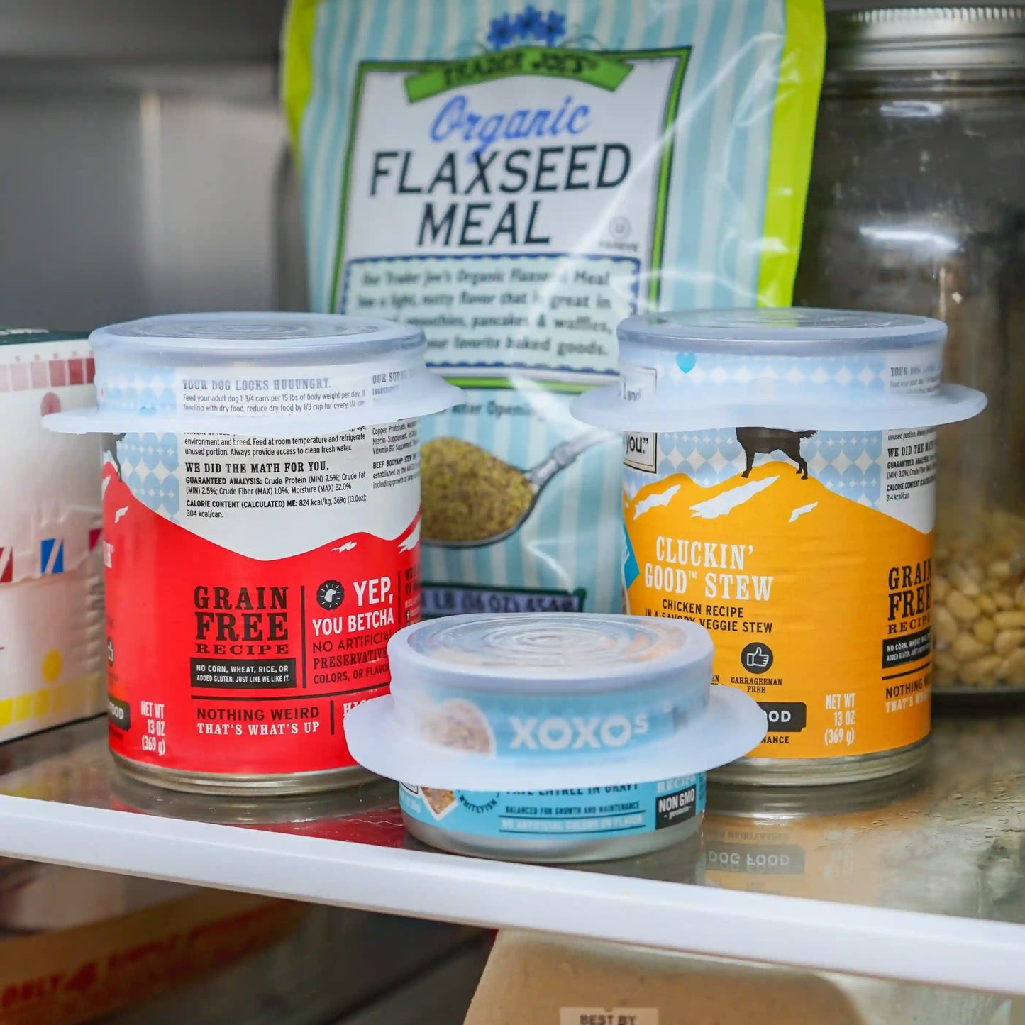 Pet Wet Food Stretch Lids