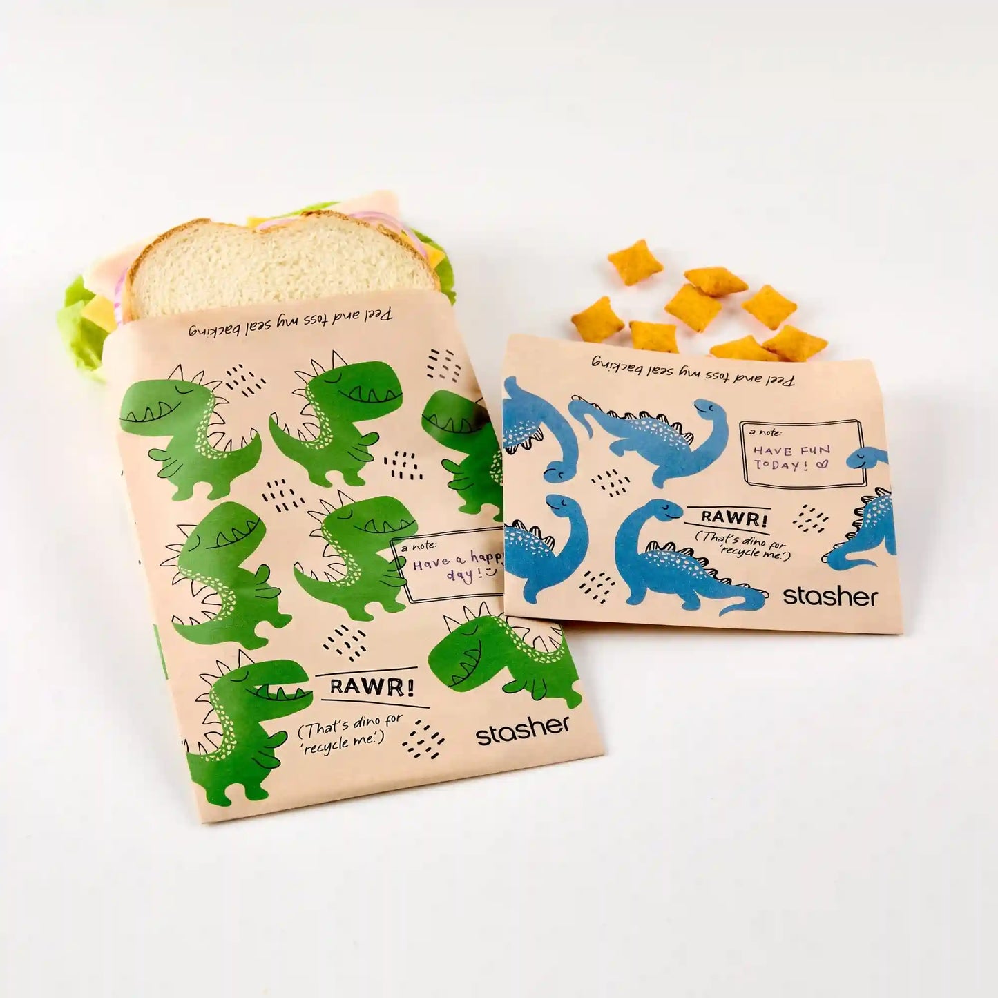 Recyclable Paper Bags 4-Pack 200ct